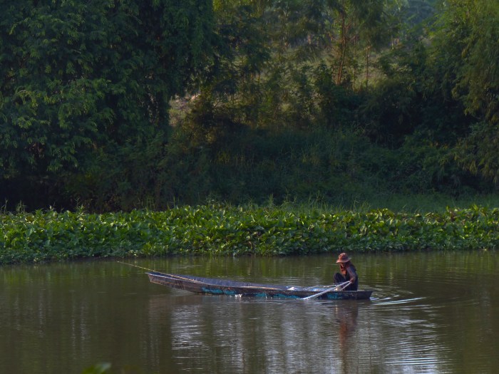 Fisherman below our room