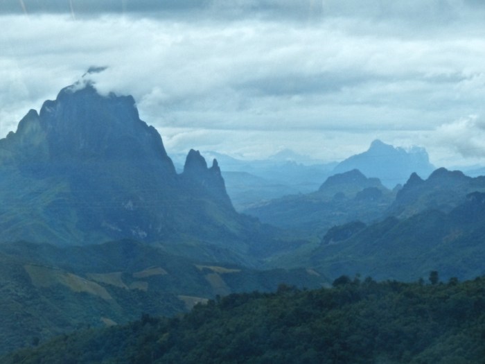 View from bus window