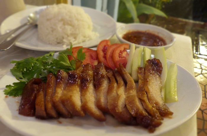 Pig Neck with Chili Sauce