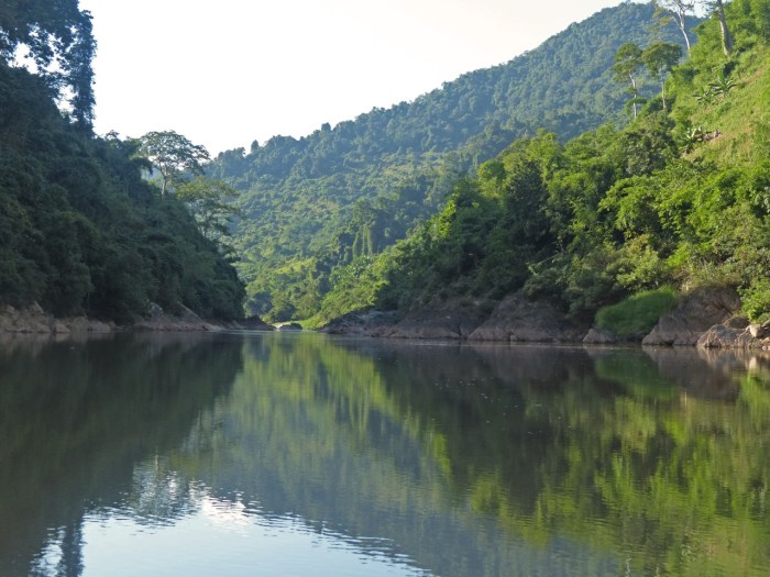 Calm River after the rapids