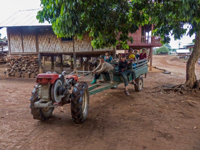 Katu family returning from a day in the fields