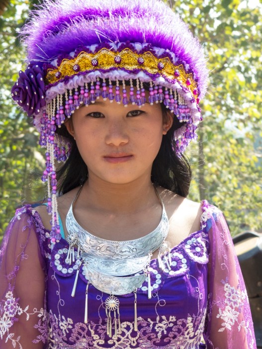 Young Girl in Hmong costume