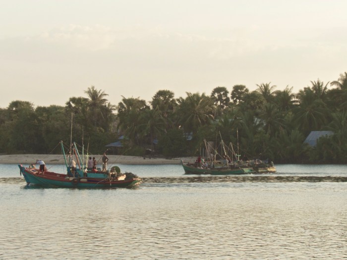 Fishing Boats on the Kampot River
