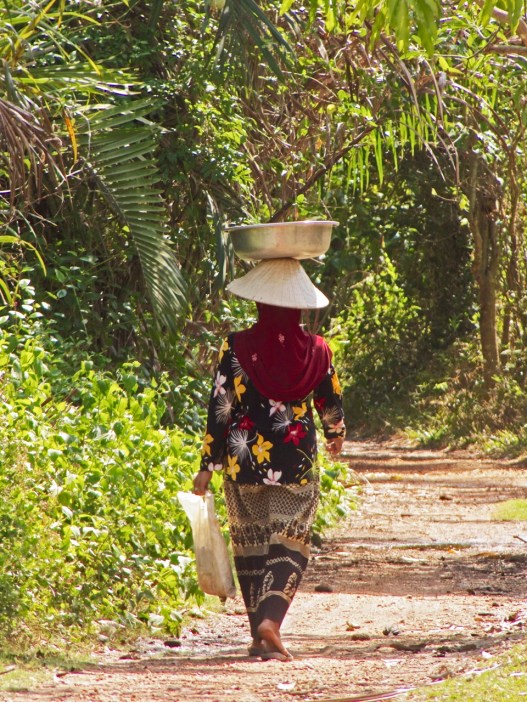 Local woman passes by each day
