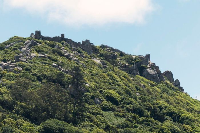 Castle walls above Sintra