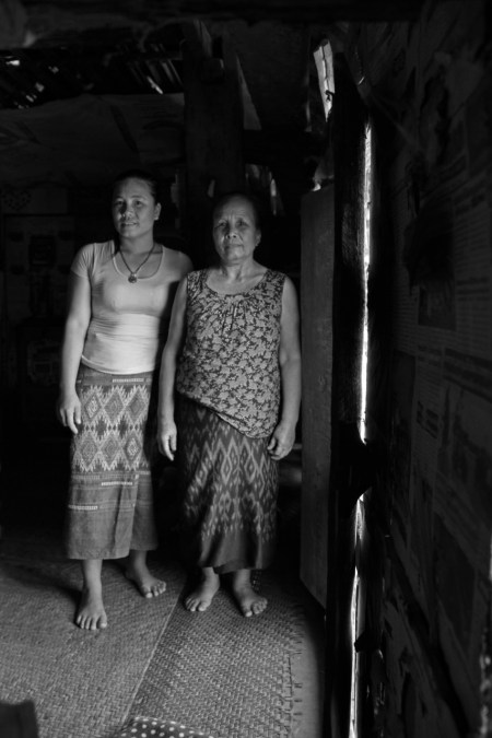 Mother and Daughter in the village