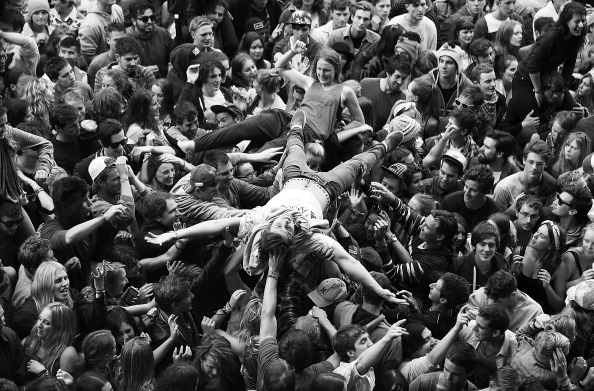 Feels like Crowd Surfing