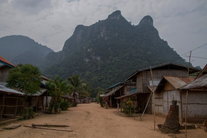 Village called Ban Sop Jam and the home of Mr Mang