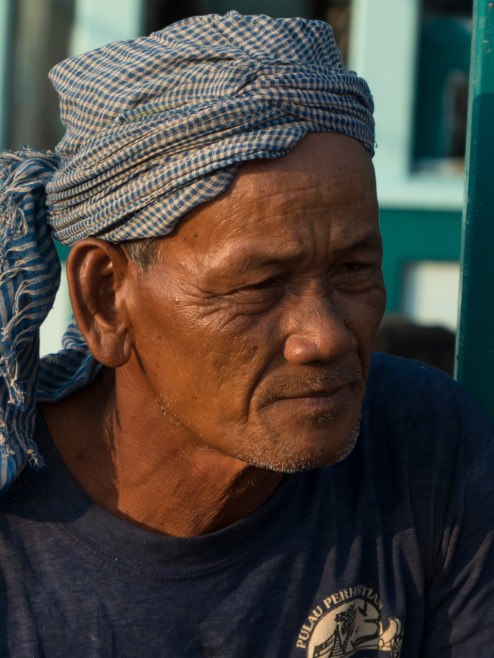 Cambodian man old enough to remember the war